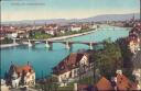 Ansichtskarte - Basel - die drei Rheinbrücken