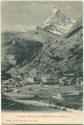 Postkarte - Zermatt et le Mont Cervin