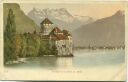 Postkarte - Chillon et la Dent du Midi ca. 1900