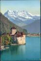 Chillon et la Dent du Midi - Postkarte