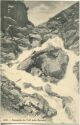 Postkarte - Cascades du Trift pres Zermatt