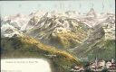 Ansichtskarte - Kanton Wallis - Vallees de Zermatt et Saas-Fee