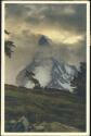 Postkarte - Abend auf Riffelalp - Matterhorn