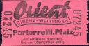Wettingen - Cinema Orient - Kinokarte