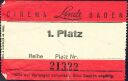 Cinema Linde Baden - Kinokarte