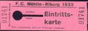 F. C. Möhlin-Riburg - Eintrittskarte