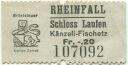 Rheinfall Schloss Laufen Känzeli-Fischnetz - Eintrittskarte