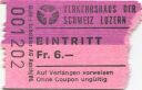 Verkehrshaus der Schweiz Luzern - Eintrittskarte