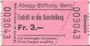 Abegg-Stiftung Bern - Eintrittskarte