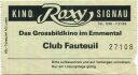 Signau - Kino Roxy - Grossbildkino im Emmental - Kinokarte