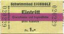 Gerlafingen - Schwimmbad Eichholz - Eintrittskarte