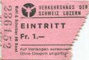 Verkehrshaus der Schweiz Luzern - Eintrittskarte