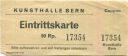 Kunsthalle Bern - Eintrittskarte