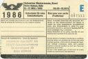 Schweizer Mustermesse Basel - Gutschein für eine Einkäuferkarte 1986