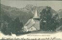 Ansichtskarte - Kanton Waadt - Eglise de Rossiniere et le Dent de Corjon