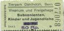 Tierpark Dählhölzli Bern - Vivarium und Freigehege - Eintrittskarte