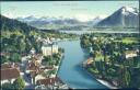 Postkarte - Thun und die Alpen