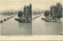 Postkarte - Geneve et le Pont du Mont-Blanc - Stereobild