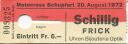 Motocross Schupfart 1972 - Eintrittskarte