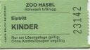 Zoo Hasel Rüfenach bei Brugg - Eintrittskarte