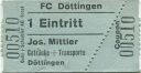 FC Döttingen - 1 Eintritt