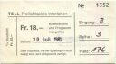 Interlaken - Tell Freilichtspiele 1981 - Eintrittskarte