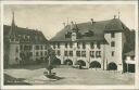Ansichtskarte - Kanton Bern - Thun - Rathausplatz und Rathaus - Hotel zur Krone
