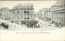 Postkarte - Geneve - rues du Mont-Blanc et de Chantepoulet - Strassenbahn