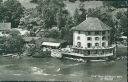 Ansichtskarte - Rheinfall - Hotel Schlösschen Wörth - Inhaber A. H. Widmer