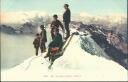 Postkarte - Der Jungfrau-Gipfel - Bergsteiger