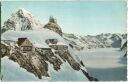 Jungfraujoch - Berghaus - Foto-Ansichtskarte