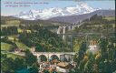 Ansichtskarte - Schweiz - Eisenbahnbrücken über die Sitter bei Bruggen