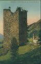Ansichtskarte - Schweiz - Kanton Graubünden - 7504 Pontresina - Turm Spagnola und Kirchlein Sta. Maria