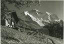 Postkarte - Wengen mit Jungfrau - Foto-AK
