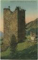 Postkarte - Pontresina - Turm Spagnola und Kirchlein Sta. Maria