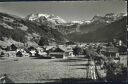 Foto-AK - Lenk mit Wildstrubel - Gletscherhorn und Laufbodenhorn