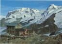 Zermatt - Gandegghütte - Monte Rosa mit Liskamm - AK Grossformat