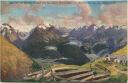 Postkarte - Muottas-Muraigl - Blick auf die Berninagruppe