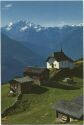 Postkarte - Kapelle Bettmeralp - Weissmies