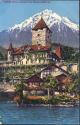 Postkarte - Spiez - Schloss mit Niesen