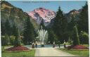 Postkarte - Interlaken - Kurgarten und Jungfrau