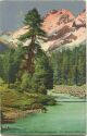 Postkarte - Am Weg zum Morteratschgletscher - Piz Bernina