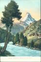 Ansichtskarte - Zermatt - Partie an der Visp