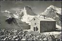Cabane du Mountet - Pte. de Zinal - Dt. Blanche - Foto-AK 40er Jahre