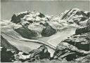 Monte Rosa vom Gornergrat aus - Foto-AK Grossformat