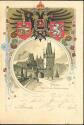 Postkarte - Prag - Kleinseiner Brückenthürme