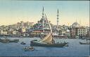 Ansichtskarte - Constantinople - Mosque Yni-Djami