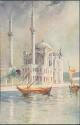 Ansichtskarte - Constantinople - Mosque d'Ortakeui