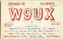 QSL - Funkkarte - W9UX - USA - Chicago Illinois