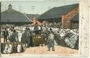 Postcard - weighing cotton